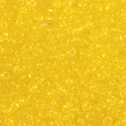 Glasperlen rocailles 11/0 (2mm) Transparent yellow